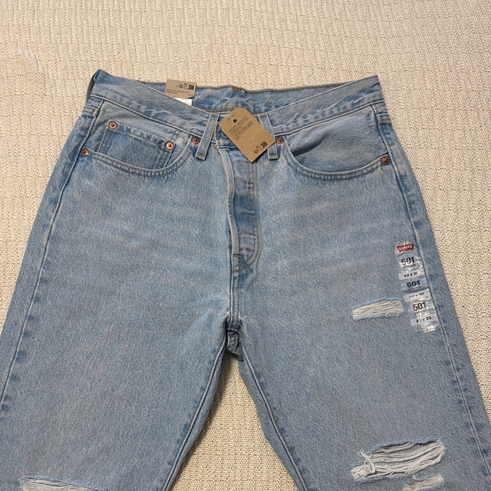 Levi's Womens Light Blue Jeans